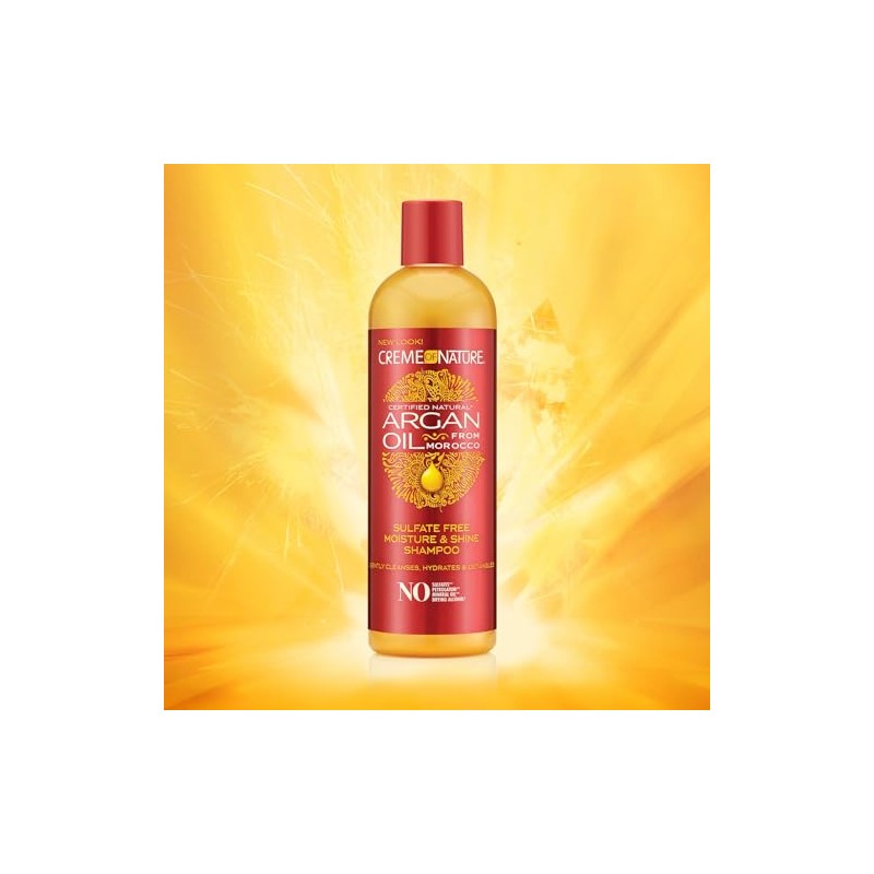 Shampoo con Aceite de Argán Creme of Nature 355ml