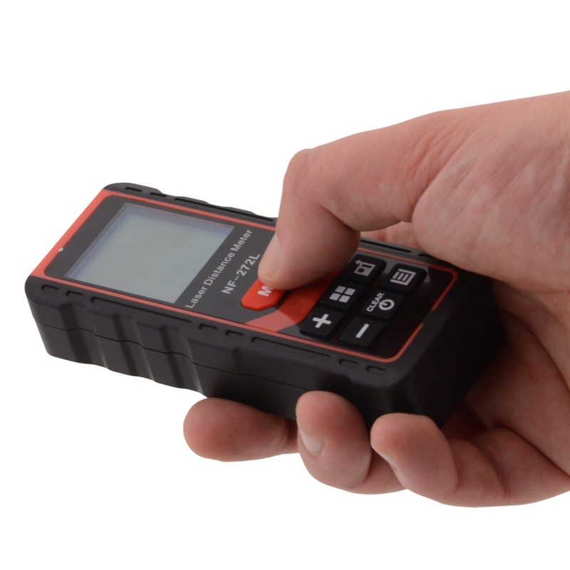 Laser Distance Meter IP54 Range, Distance 100 Metres LCD Backlight,