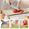 Double Sided Cutting Board, Stainless Steel Multi-Purpose Cutting Boards for