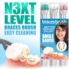 SMILE SAVER 360° * BRACES BRUSH * 3-Sided Toothbrush *