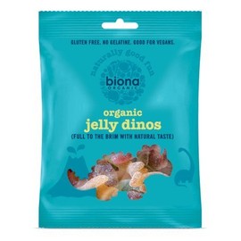 BIONA Organic Jelly Dinos - Vegan 75g (Pack of 10)