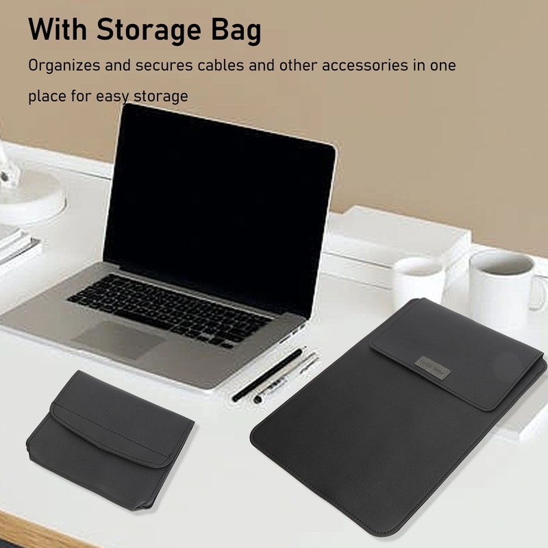 Laptop Sleeve Case PU Leather for OS Laptop 13 Vertical