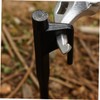 Outanaya 4pcs Iron Tent Pegs Ground Stakes for Camping Beach