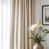Lazzzy Beige Velvet Curtains 108 Inches Long Room Darkening Drapes