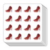 Red High Heels Planner Stickers, 0.5in Monthly Scrapbooking Arts Crafting