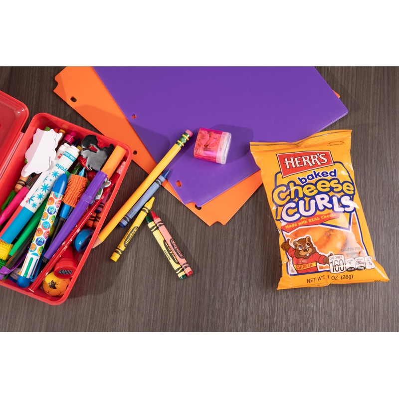 Herr's Baked Cheese Curls, 3 Ounce (Pack of 20 Bags)