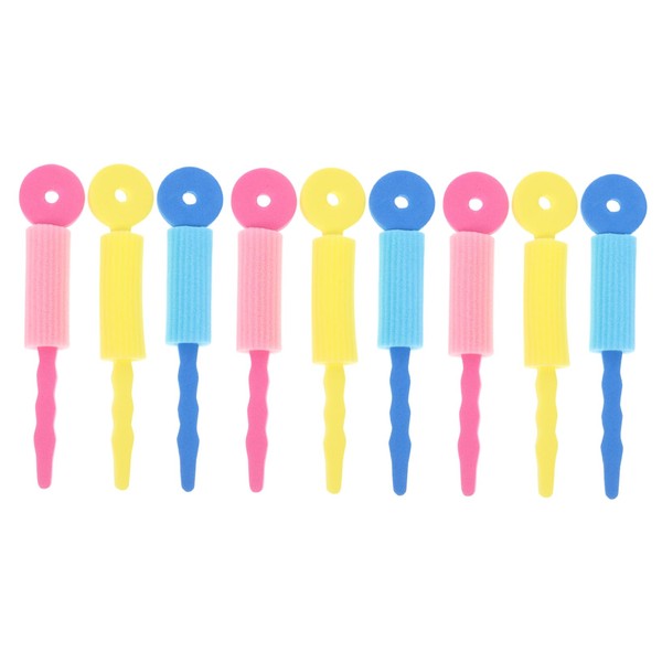 NOLITOY 9pcs Sponge Hair Rollers for Long Hair Soft Foam