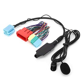 Bnineteenteam Car Radio Audio Adapter and Cable Kit, Car Bluetooth 5.0 Audio Adapter with Speaker 20 Pin Cable Suitable for A2 A3 8L 8P A4 B5 B6 B7 A6