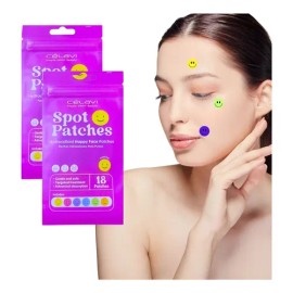 Paq 36 Spot Patches Parche Acne Caritas Dia Y Noche Celavi