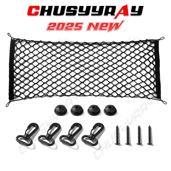CHUSYYRAY Rear Trunk Bed Envelope Style Cargo Net for Chevy