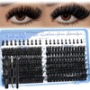 Fluffy Lash Extension Kit with Bottom Lashes 100D+150D Thick Lash