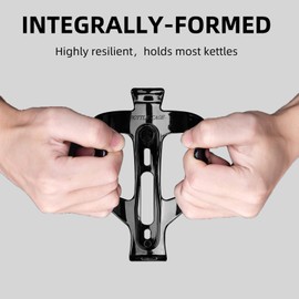 ROCKBROS Bike Water Bottle Cage Plastic Water Bottle Holder Light Drink Cup Holder Durable for MTB Road Mountain Bikes (Yellow)