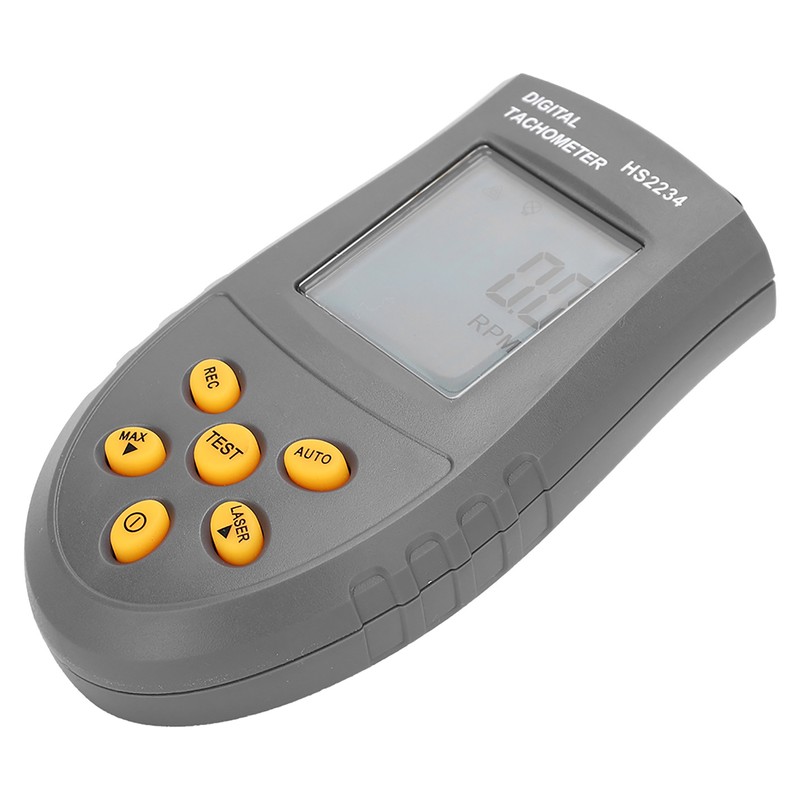 HS2234 Tachometer Non Contact Digital Display Speedometer Digital TachometersBlack
