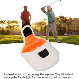 Cubierta de Cabeza de, Cubierta de Cabeza de Palo de de PU Cubierta de Cabeza de Palo de Blanca Cubierta de Cabeza de Putter de para Amantes del (Semicírculo)