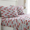 Beatrice Home Fashions 4-Piece Winter Holiday Flannel Sheet Set, Soft,