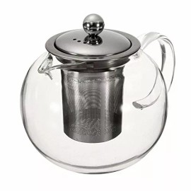 Life Upgrade Kozy Kettle - 5 Cup Glass Teapot with Removable Stainless Steel ...
