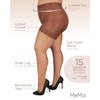 MeMoi Plus Size Curvy Ultra Sheer Control Top Pantyhose French