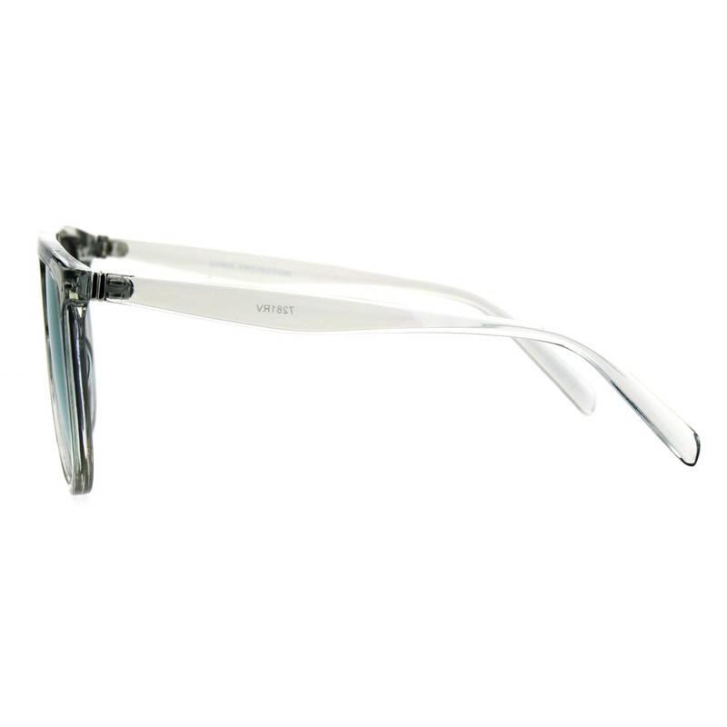 SA106 Oversize Thin Plastic Flat Top Mob Reflective Color Mirror