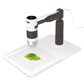 Atlantis E45-MS725 Digital USB Microscope Magnifying Glass UXGA Resolution 1600x1200 Dual Focus 60X 250X Magnification Millimeter Accurate Height Adjustment and Length PC Mac