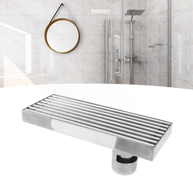 Linear Shower Drain Stainless Steel Odor Resistant Rectangular Floor Drain
