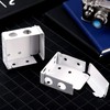 Hotop 4 Pcs 2 Inch Mini Blind Brackets for Low