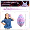 3D Printed DragonEgg, 12Inch Articulated DragonEgg with Dragon Inside, Adults