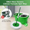 4PSC Spin Mop Head Replacement for Libman Tornado Spin Mops