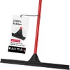 Heavy-Duty Floor Squeegee - Large 24" Wide Blade & 55"