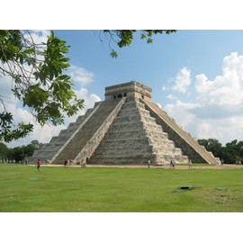 Chichen-Itza Pyramid Poster Photo Historical Architecture Posters 8x10