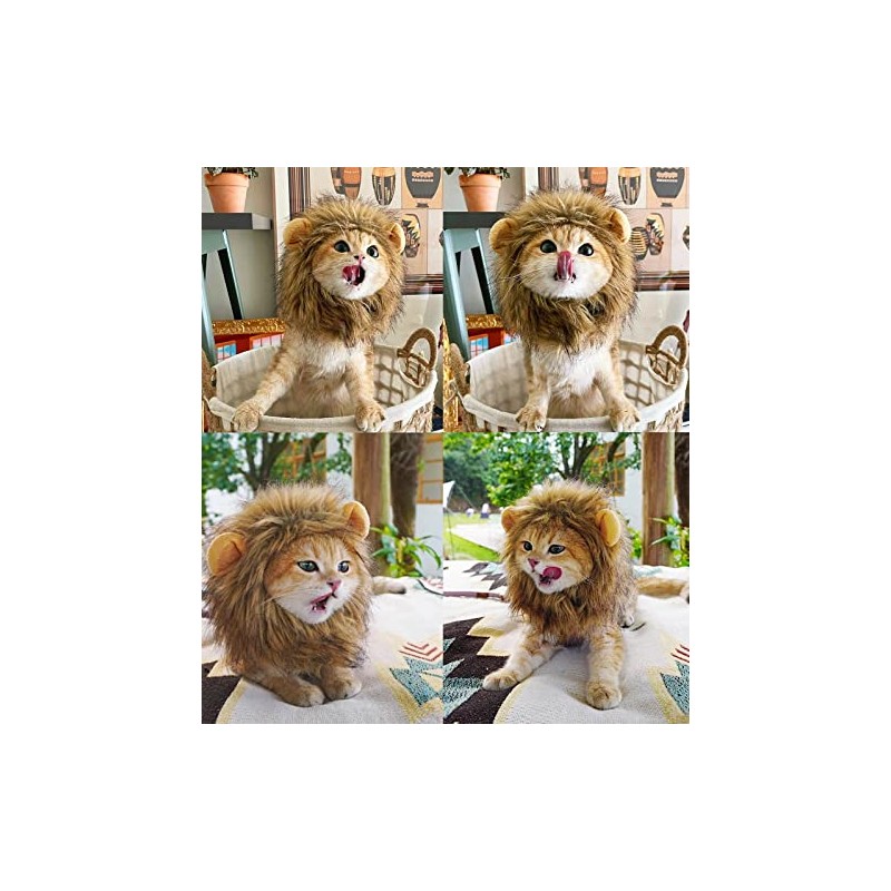 Lion Mane Wig for Dog and Cat Costume
