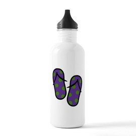 CafePress Beach Flip Flops Stainless Water Bottle 1 1.0L (34 oz) Stainless Steel Water Bottle