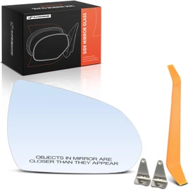 A-Premium Right Passenger Side Heated Mirror Glass with Backing Plate Compatible with Hyundai Elantra 2017 2018 2019 2020 - Exterior Side View Convex Mirror