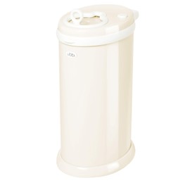 Ubbi Ubbi Steel Diaper Pail, Odor Locking, No Special Bag Required, Award-Winning, Registry Must-Have, Ivory