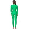 speerise Adult High Neck Zip One Piece Unitard Full Body