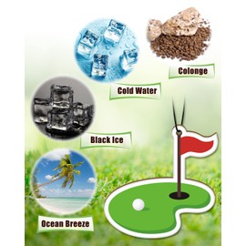 Golf Car Air Fresheners Hanging Accessories Slice Scented perfume air freshener Interior Room Decor for golf lover Pendant Golf gifts for men