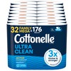 Cottonelle Ultra Clean Toilet Paper with Active CleaningRipples Texture, Strong