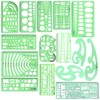 Anopono Drafting Ruler Set, Template, Drafting, Circle, Ellipse, Cloud, General