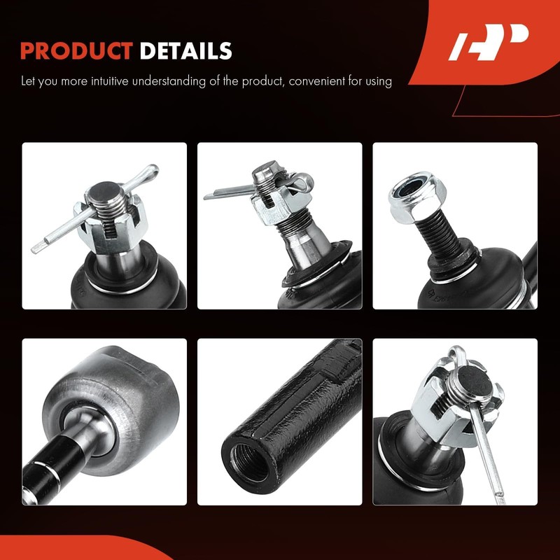 A-Premium Set of 8, Rear Sway Bar Link, Front Lower