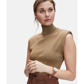 Liebeskind Berlin Ladies’ Analogue Quartz Watch 38 mm, Brown IP Gold