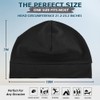 Headshion Cotton Skull Caps for Men Women,4-Pack Lightweight Beanie Sleep