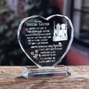 Movdyka Glass Gifts for Sister from Sister on Her Birthday,