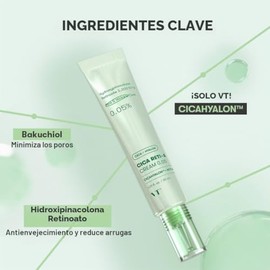 VT COSMETICS- Crema con retinol Cica RetiA 0,05 | Crema reparadora de la piel para pieles sensibles 1,01 fl oz