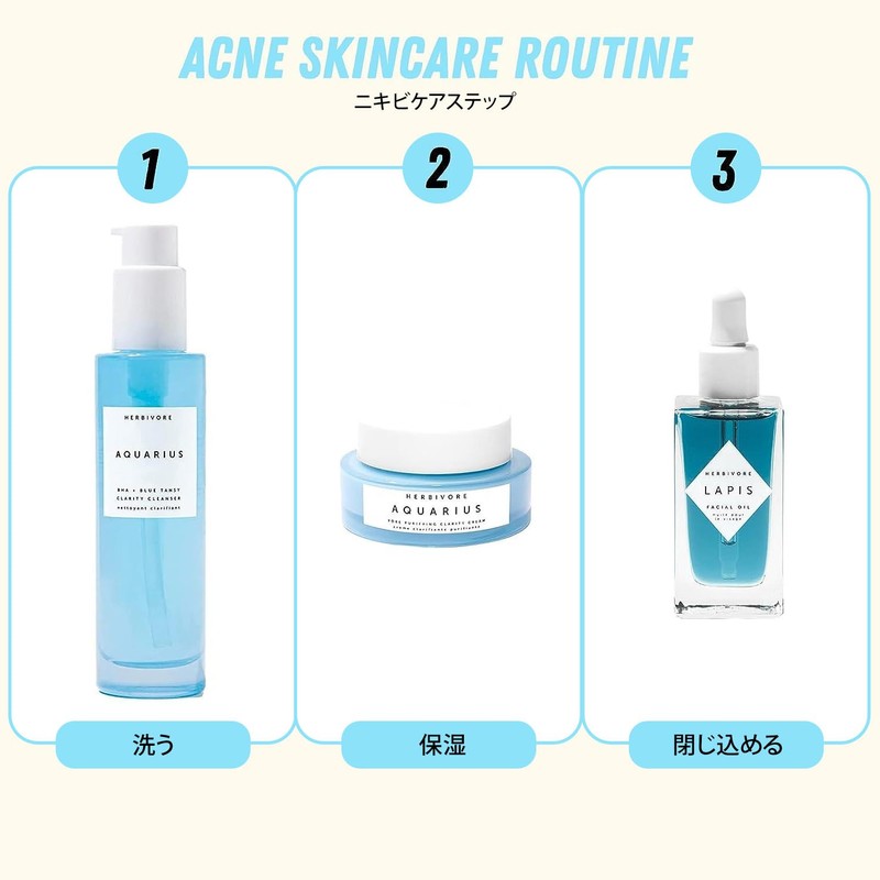 Herbivore Botanicals Aquarius Clear Gel Cleanser 3.4 fl oz (100