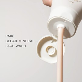  RMK Clear Mineral Face Wash (4.2 oz (120 g) / Dense Clay Foam) Moisturizing, Skin Care (Exfoliates/Sebum/Pores/Blackheads), Facial Cleansing Foam