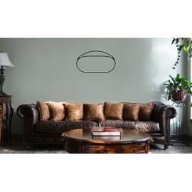 Decal Serpent Richmond International Raceway Track Map Sprint Cup Racing Series Vinyl Wall Mural Decal Home Decor Sticker (Black)