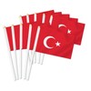 10 PCS Türkiye Handheld Small Flag, Turks Hand held Mini