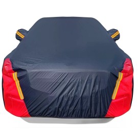 DINGHAO Car Cover Waterproof All Weather for Automobiles, 6 Layers Outdoor Full Exter...