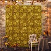 RIDDSEE Autumn Collection Artificial Fall Flower Wall Panels - 12-Piece