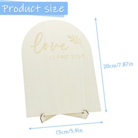 Baby Scan Photo Frames,Wooden Double-Side Ultrasound Picture Frame,Mum to be & Baby Announcement Gifts Y5YESMXK