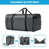 Finnhomy 100L Foldable Rolling Duffel Bag with 2 Wheels, Light